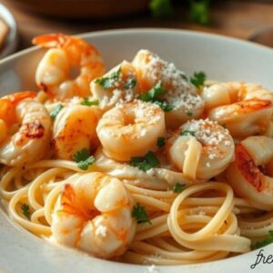 chicken and shrimp pasta