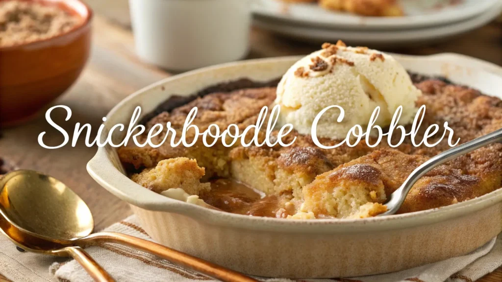 Snickerdoodle Cobbler